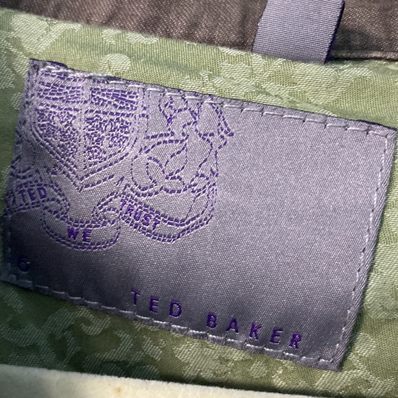 Ted baker brown jacket size 6 unisex design - Picture 2 of 14